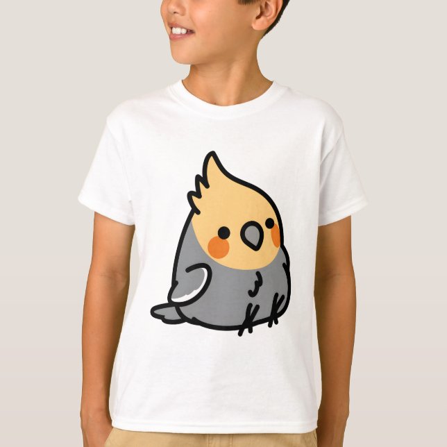 Chubby Special Needs Cockatiel T-Shirt (Front)