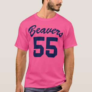 Chubby Teen Wolf Basketball Jersey FrontBack Print T-Shirt