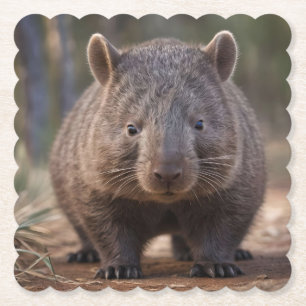 Chubby The Australian Wombat, Paper Coaster