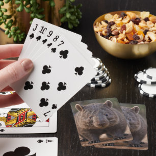 Chubby The Australian Wombat, Playing Cards