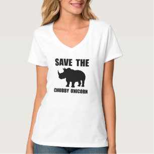 Chubby Unicorn Rhino T-Shirt