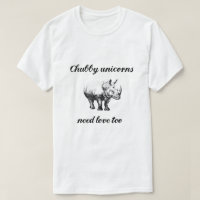 Chubby unicorns need love hilarious rhino