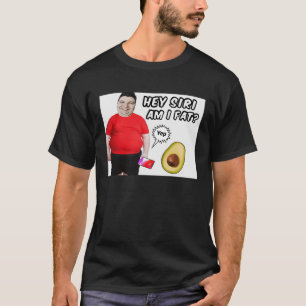 Chubby Weight Water Fat Nikocado Avocado Meme Pun T-Shirt