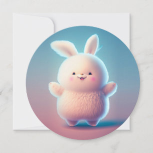 Chubby White Bunny