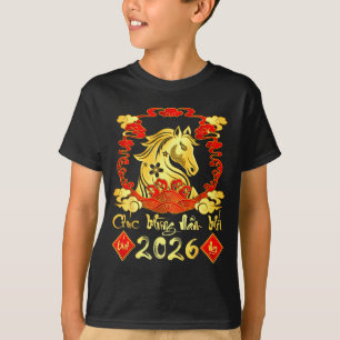 Chuc Mung Nam Moi 2026 Tet Vietnamese Lunar New Ye T-Shirt