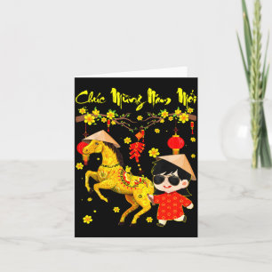 Chuc Mung Nam Moi Binh Ngo Tet 2026 Vietnamese Gir Card