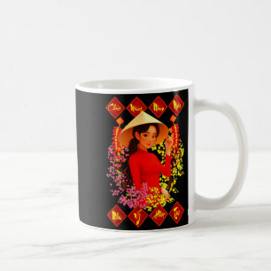 Chuc Mung Nam Moi Tet Binh Ngo 2026 Vietnamese Gir Coffee Mug