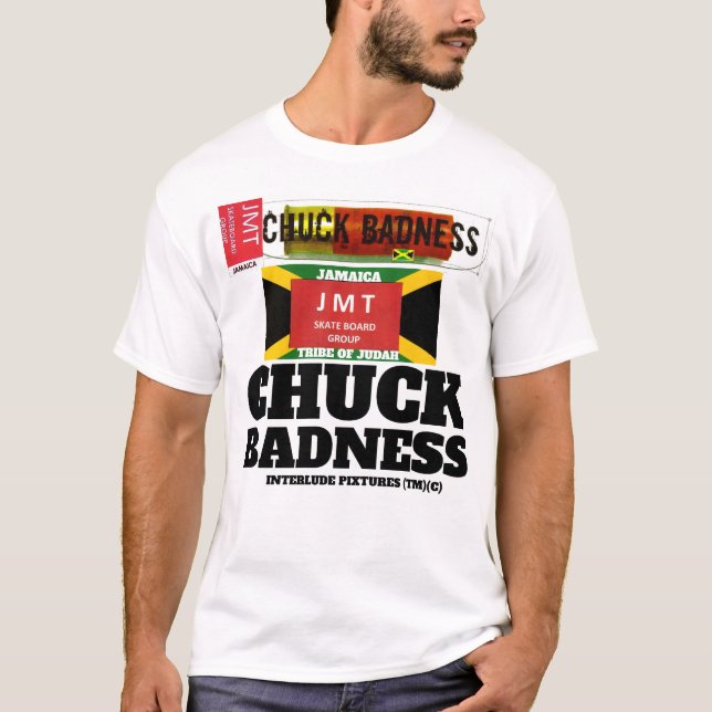 CHUCK BADNESS.  Interlude Pix Men's Basic T-Shirt (Front)