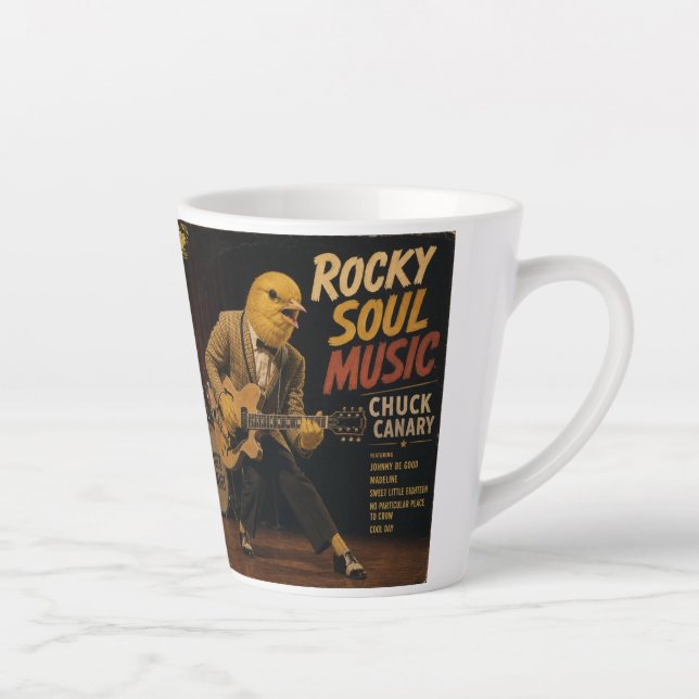 Chuck Canary Album: a Parody Latte Mug (Right)