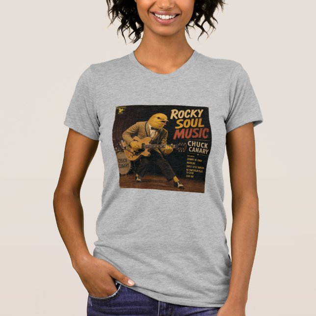 Chuck Canary Album: a Parody T-Shirt (Front)
