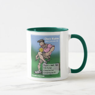 Chuck Klubbs- myFarcebook Golf Teaching Pro Mug