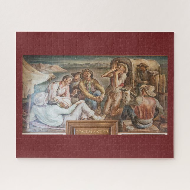 Chuck Wagon Serenade Jigsaw Puzzle (Horizontal)