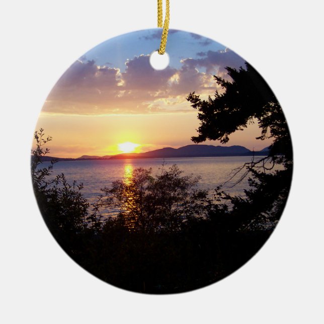 Chuckanut Drive Ceramic Tree Decoration (Front)