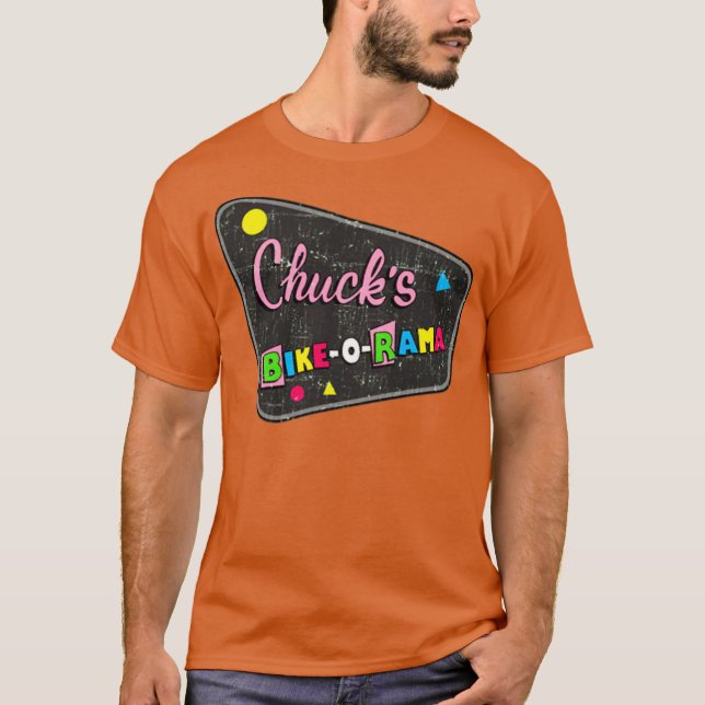 Chuck's Bike-O-Rama T-Shirt (Front)