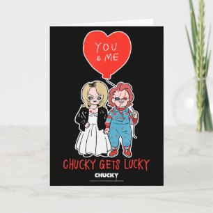 Chucky &amp; Tiffany Chucky Gets Lucky Valentine  Card