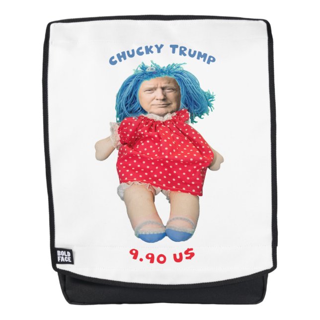 Chucky Donald Trump Doll Backpack (Front)