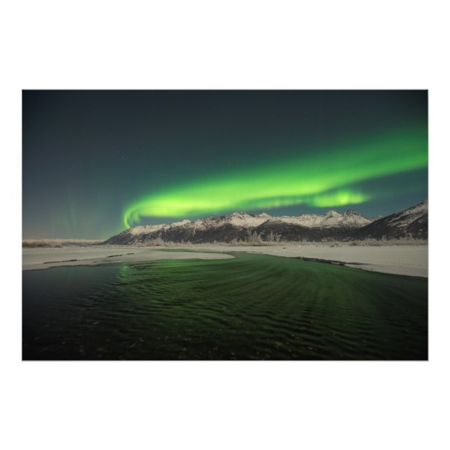 Chugach Aurora Photo Print (Front)