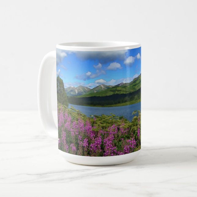 Chugach Mountains - 15 oz. Mug (Front Left)