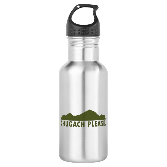 Chugach Please 532 Ml Water Bottle (Front)