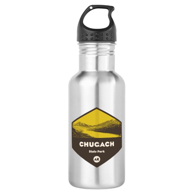 Chugach State Park, Alaska 532 Ml Water Bottle (Front)