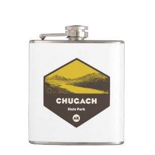 Chugach State Park, Alaska Hip Flask