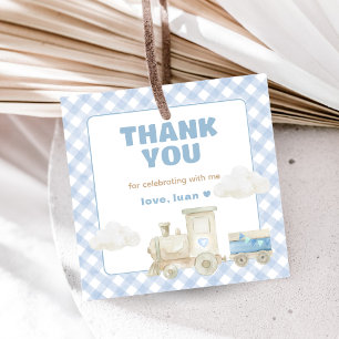 Chugga Chugga Train Birthday Favour Tags
