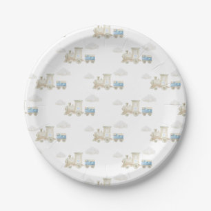 Chugga Chugga Train Birthday  Paper Plate