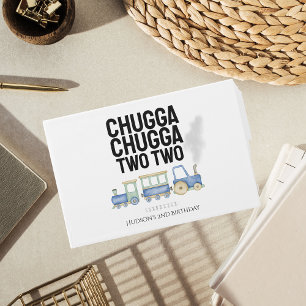 Chugga Chugga Two Two   Birthday Guest Book