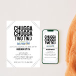 Chugga Chugga Two Two | Kids Birthday Invite<br><div class="desc">All text is customisable to match your occasion perfectly ↣ just click the 'Personalise' button! Make sure to shop the full collection for all your party needs! This invite is available in printable AND digital options.</div>