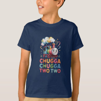 Chugga Chugga Two Two Kids Tee Train Birthday
