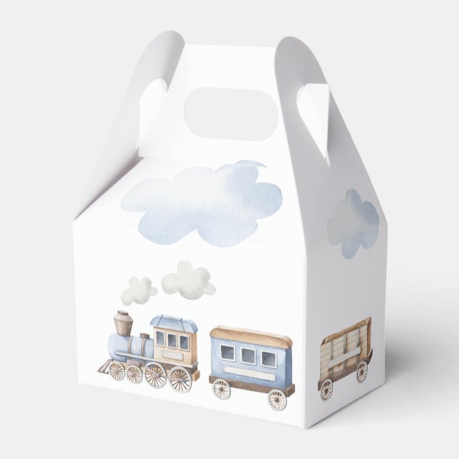 Chugga Chugga Two Two Train Birthday Favour box (Front Side)