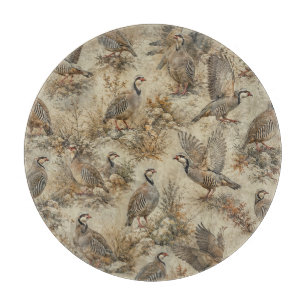 Chukar Partridge, Art Cutting Board