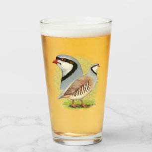 Chukar Partridge Combo Glass