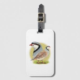 Chukar Partridge Combo Luggage Tag