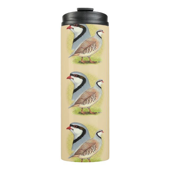 Chukar Partridge Combo Thermal Tumbler (Front)