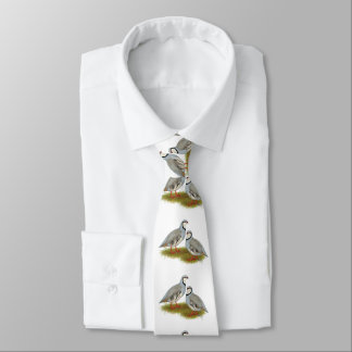 Chukar Partridge Pair Tie