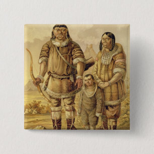 Chukchi Nomads, engraved by Winckelmann and Sons ( 15 Cm Square Badge