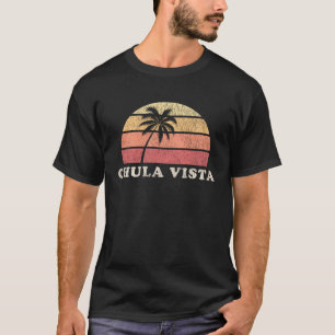 Chula Vista CA Vintage 70s Retro Throwback T-Shirt