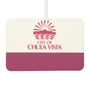Chula Vista city flag Car Air Freshener
