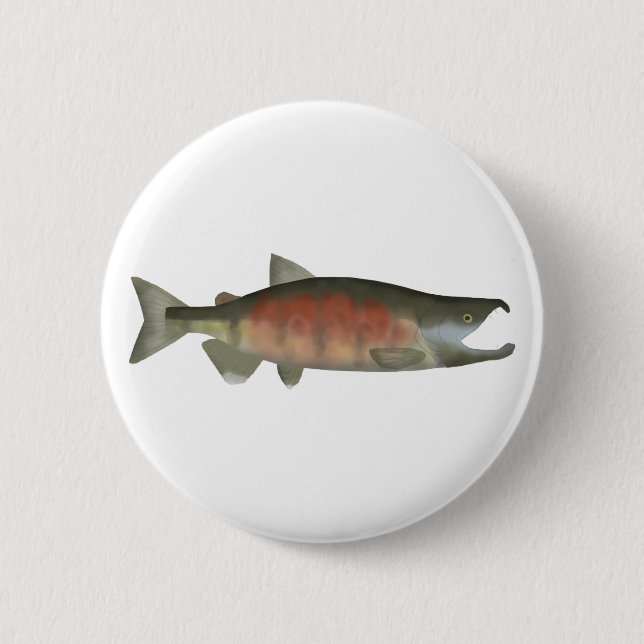 Chum Salmon - Spawn Phase Button (Front)