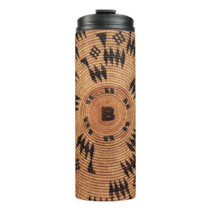 Chumash Basket Art w/out Initial(s) Thermal Tumbler