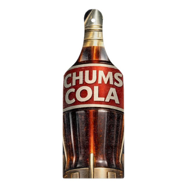 Chums cola glass chopping board/kitchen accessorie cutting board (Front)
