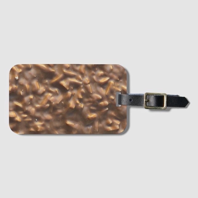Chunky Chocolate Luggage Tag (Front Horizontal)