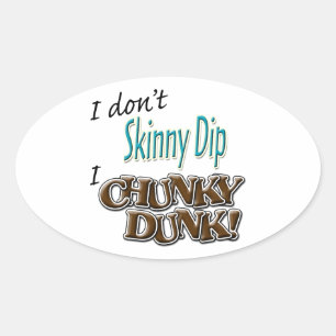 Chunky Dunk Oval Sticker