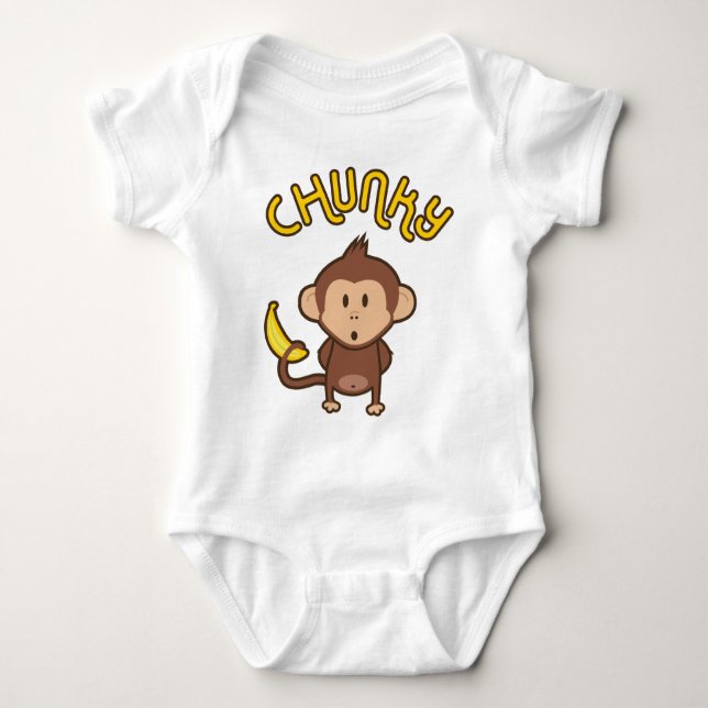 Chunky Monkey Baby Bodysuit (Front)