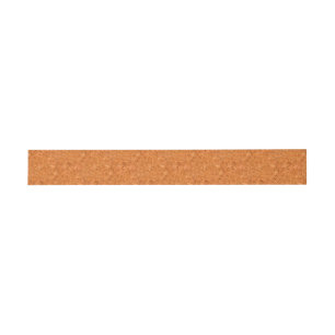 Chunky Natural Cork Wood Grain Look Invitation Belly Band