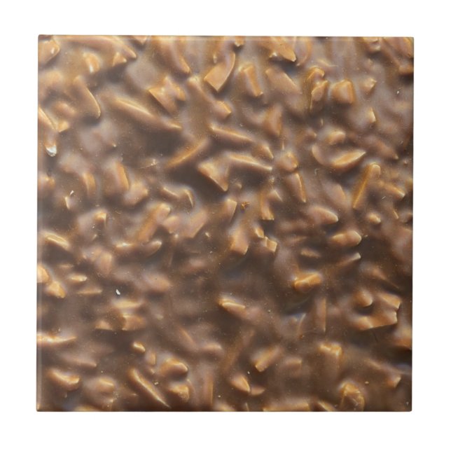Chunky Toffee Chocolate Bar Quirky Tile (Front)