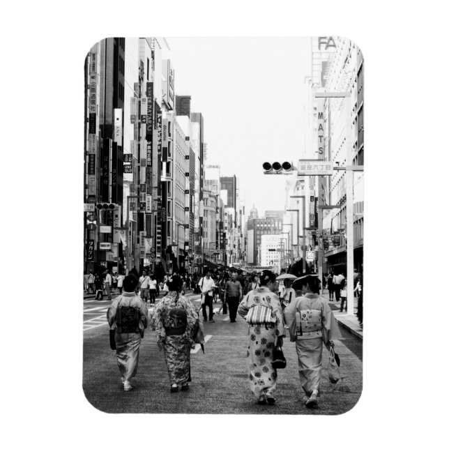 Chuo-dori Ginza Tokyo  Magnet (Vertical)