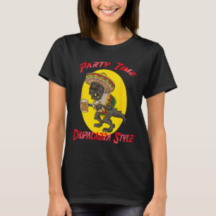Chupacabra Party Time Cinco De Mayo  T-Shirt