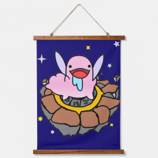 Chupi-Abathur Wood Topped Wall Hanging Tapestry